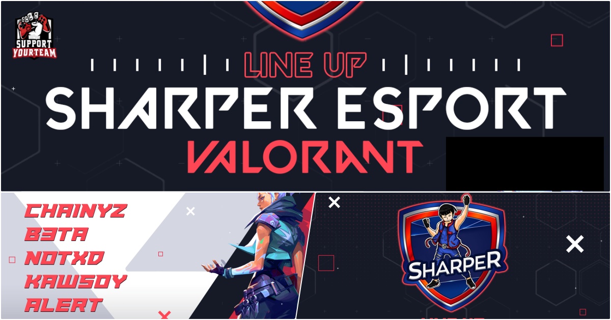 Sharper Esports ประกาศเข้าร่วมทำทีม Valorant ด้วยการคว้าผู้เล่น CS:GO ชั้นนำจากทีม NoNamegaming มาแบบยกชุด !!