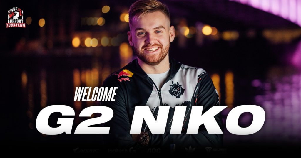 ปิดดีล CS:GO สยบทุกข่าวลือ !! G2 Esports ประกาศเปิดตัว NiKo ดาวดังจากทีม FaZe Clan เข้าสู่ทีม !!