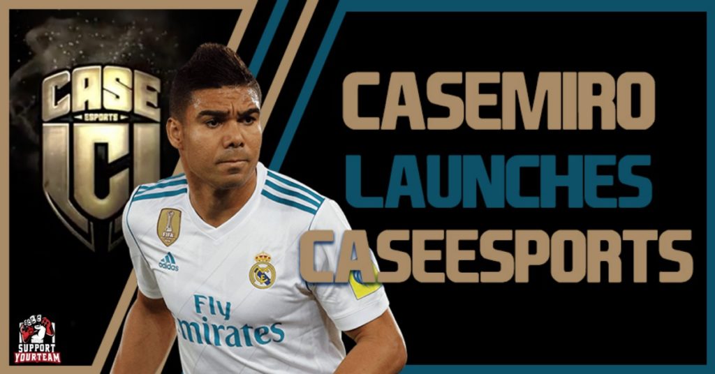 Casemiro กองกลางตัวรับชื่อดังจาก Real Madrid ประกาศทำทีม Esports กับเกม CS:GO พร้อมเผยผู้เล่นยกชุดโดยมาในชื่อทีมว่า CaseEsports