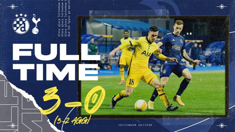 ช็อคกันทั้งบาง!! สเปอร์สเข่าทรุดบุกแพ้ซาเกร็บ 3-0 ตกรอบ 16 ทีมยูโรป้า!!