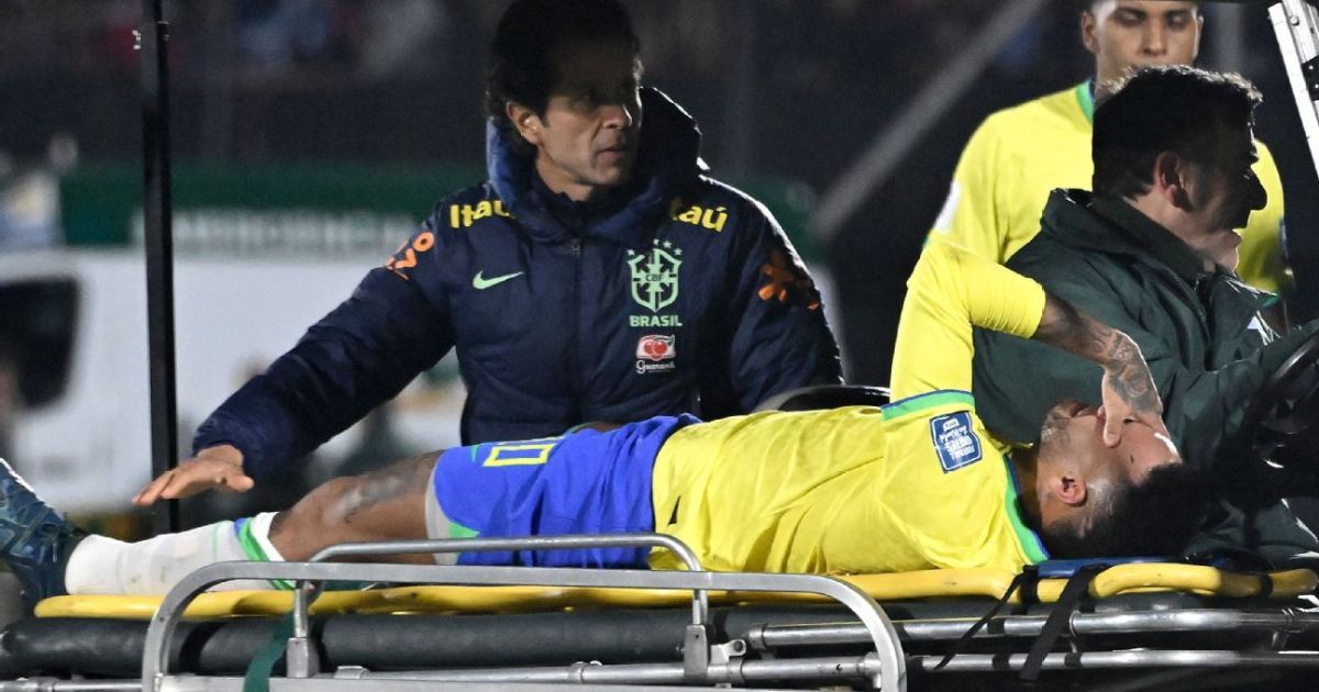 เนย์มาร์ กัปตันทีมชาติบราซิลได้รับบาดเจ็บในเกมฟุตบอลโลก?